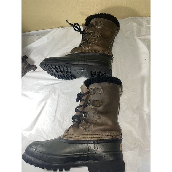 Sorel Caribou Winter Waterproof Boots Women’s 6 Made In Canada - Picture 3 of 12